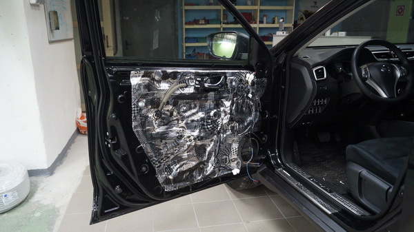 виброизоляция дверей nissan qashqai 2018